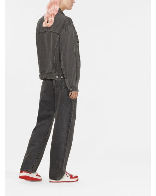 Levi's Black Buttoned-Up Denim Jacket