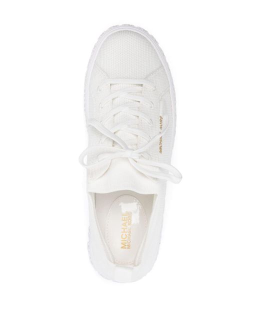 MICHAEL Michael Kors White Grove Knitted Sneakers
