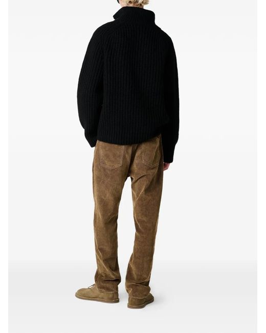 Studio Nicholson Natural Woodstock Five-Pocket Corduroy Trousers for men