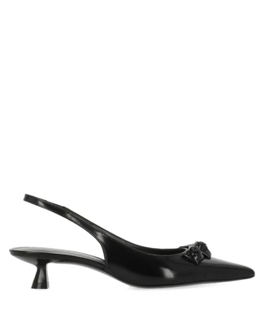 Stuart Weitzman Black Rosie Slingback Pumps