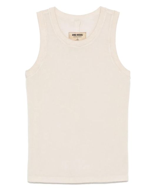 Uma Wang Natural Ti Tank Top
