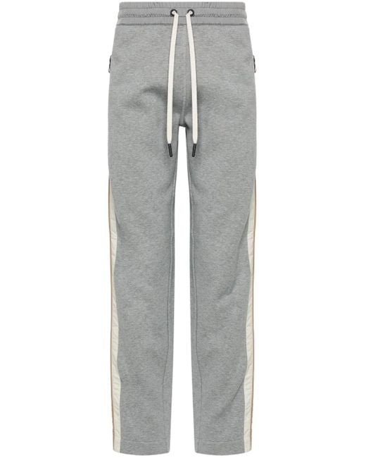 Pantalones De Chándal Con Cordones Moncler de hombre de color Gray