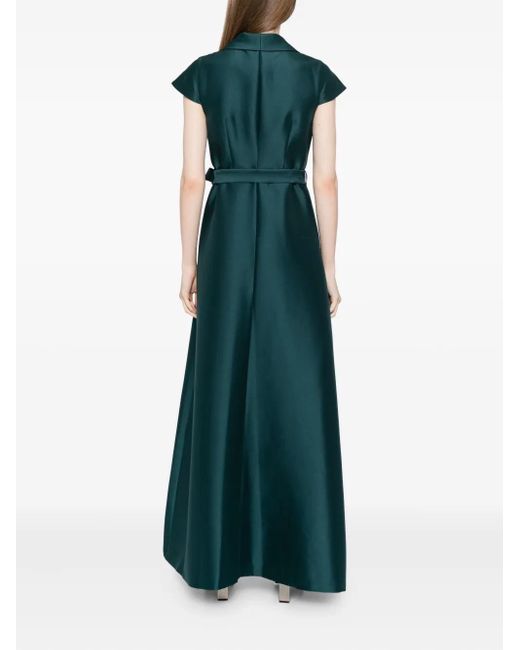 Sachin & Babi Green Etienne Gown