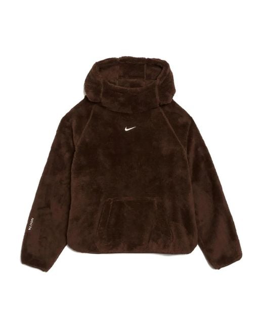 Nike Brown Nocta Kangaroo-Pocket Hoodie