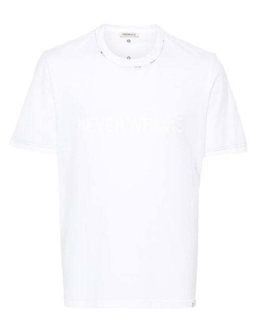 T-shirt Athens con stampa di Premiata in White da Uomo