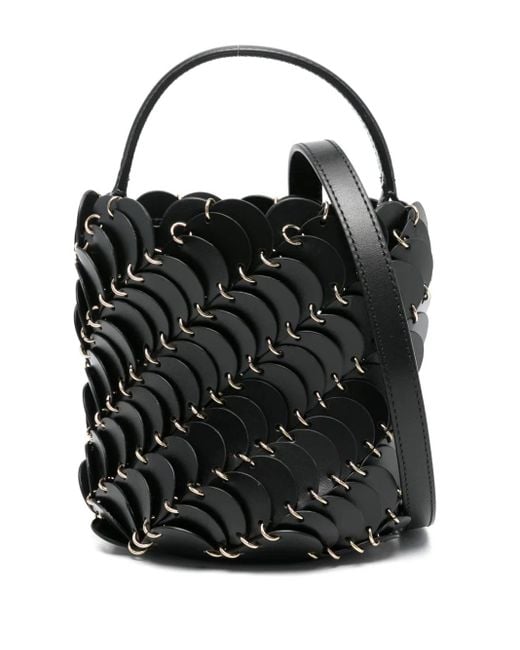 Rabanne Black Bucket Paco Mini Bag