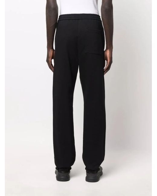 OAMC Black Logo-Patch Cotton Track Pants for men
