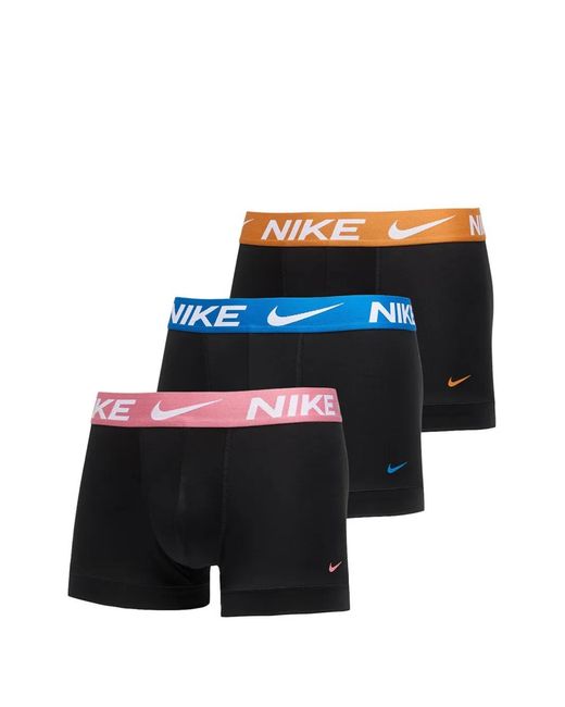Nike Black Logo-Print Boxers Set (Set Of Three) for men