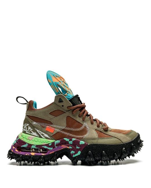 NIKE X OFF-WHITE Green Air Terra Forma "archaeo Brown" Sneakers for men