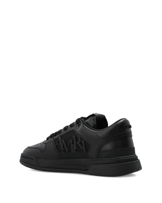 Amiri Black Logo-Patch Sneakers for men