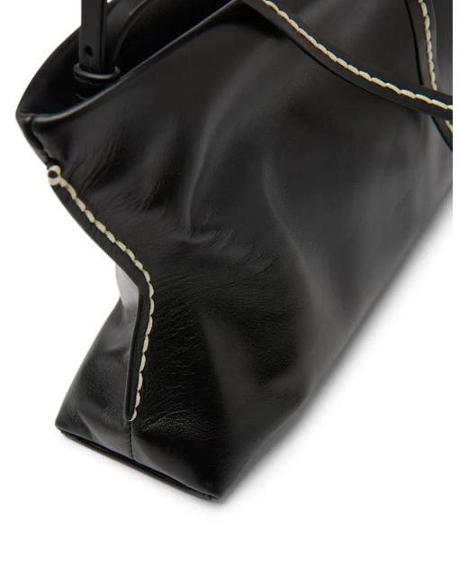 Marsèll Black Dipi Stitched Clutch Bag