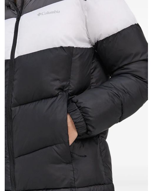 Columbia Black Colour-Block Puffer Jacket