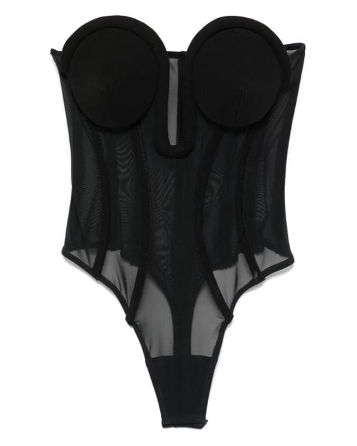 Jean Paul Gaultier The Corset ボディスーツ Black