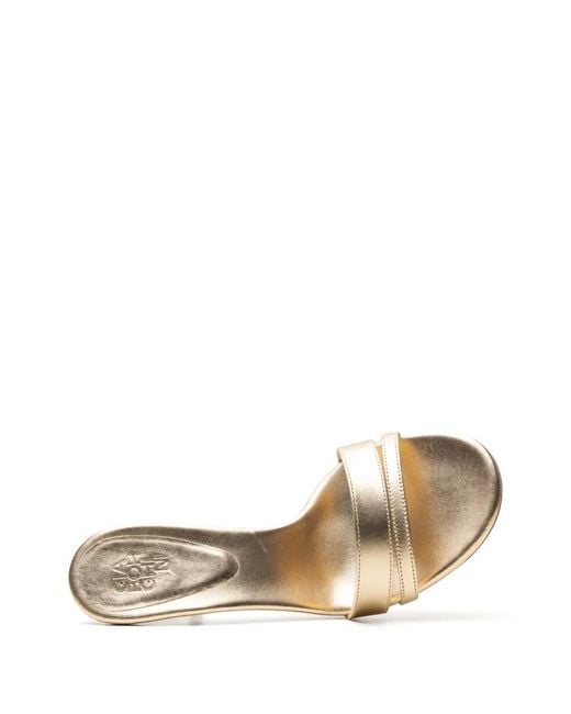 Gia Borghini Natural Two-Strap Sandals