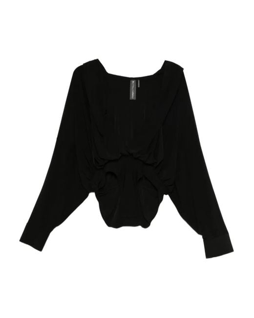 Norma Kamali Black Geraffter Body