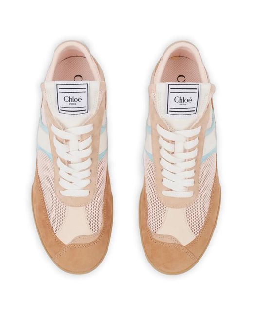 Chloé White Kick Sneakers