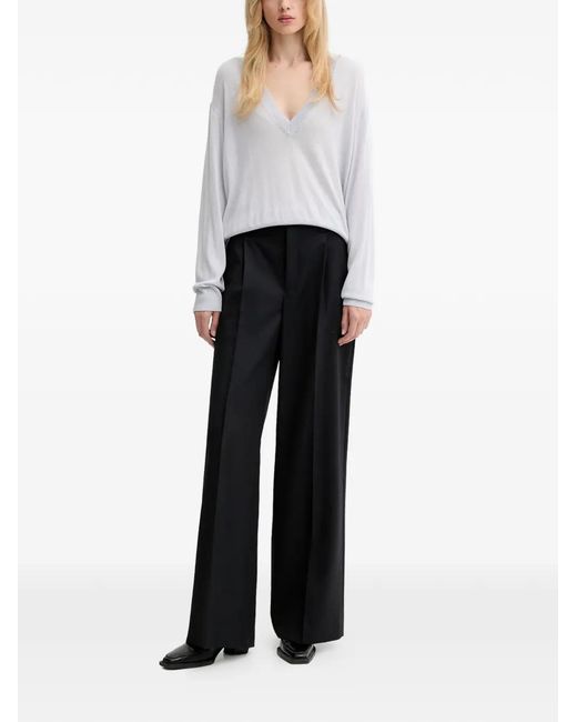 IRO White V-Neck Sweater