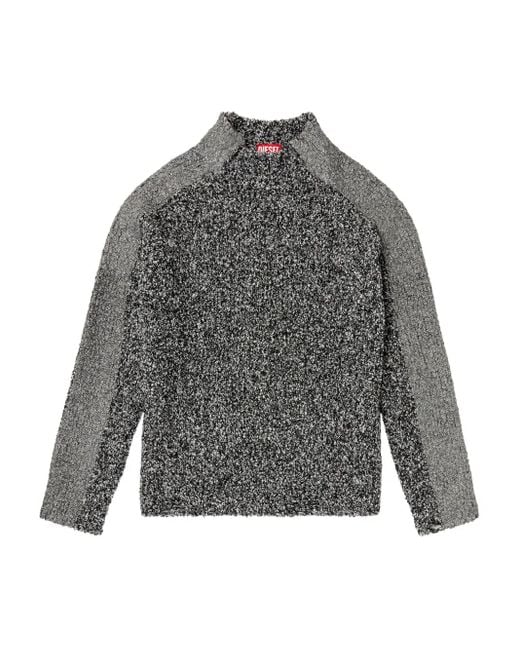 DIESEL Gray Turtlenecks for men