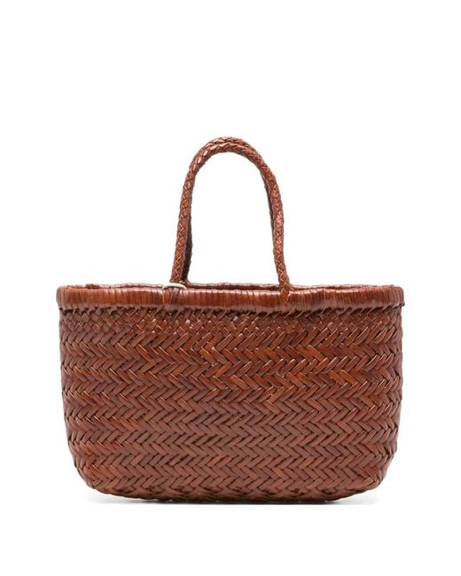 Dragon Diffusion Brown Mini Flat Gora Shopper