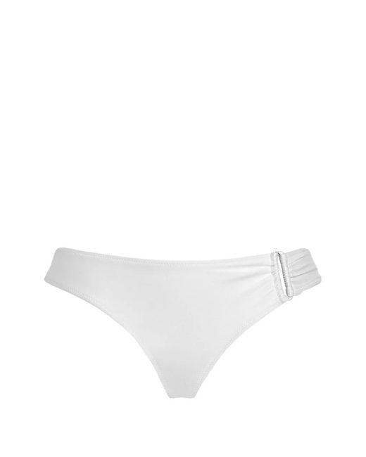 Vilebrequin White Metal-Detail Bikini Bottoms