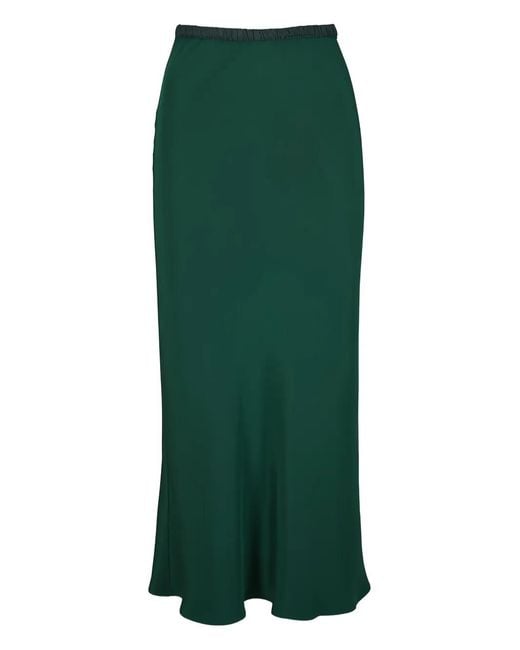 Peter Cohen Green Tonal Stitching Skirt