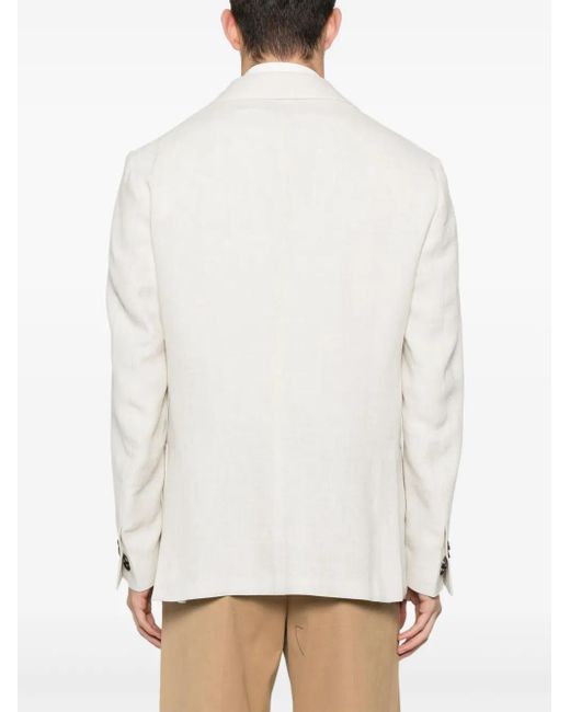 Corneliani Natural Single-Breasted Layered Blazer for men