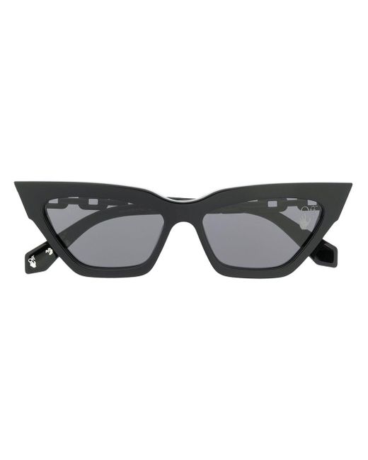 Off-White c/o Virgil Abloh Black Nina Cat-eye Frame Sunglasses