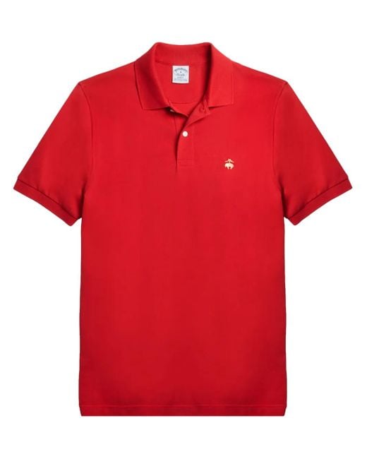 Brooks Brothers Red Logo-Embroidery Polo Shirt for men