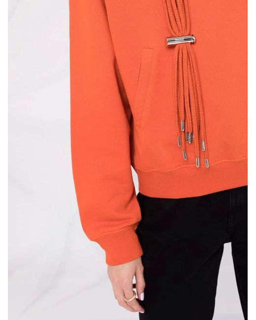 Ambush Orange Hoodie À Liens De Resserrage