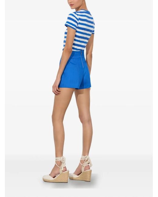 Alice + Olivia テーラードショーツ Blue