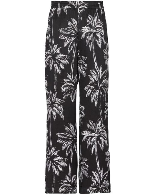 Balmain Black Straight Trousers for men
