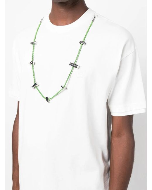 Ambush White Stoppers Organic-Cotton T-Shirt for men