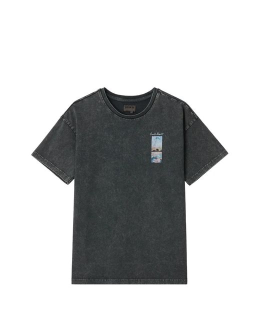 Musium Div. Black Print T-Shirt