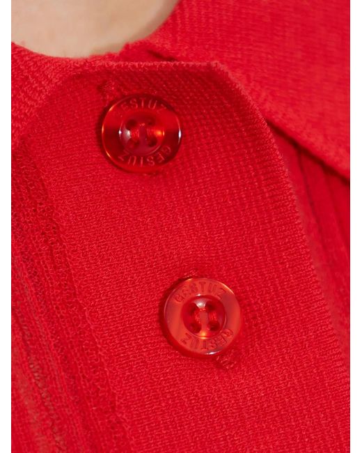 Gestuz Red Gzclene Polo Shirt