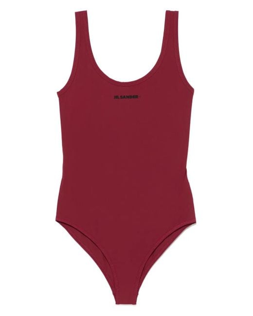 Jil Sander 104 スイムスーツ Red