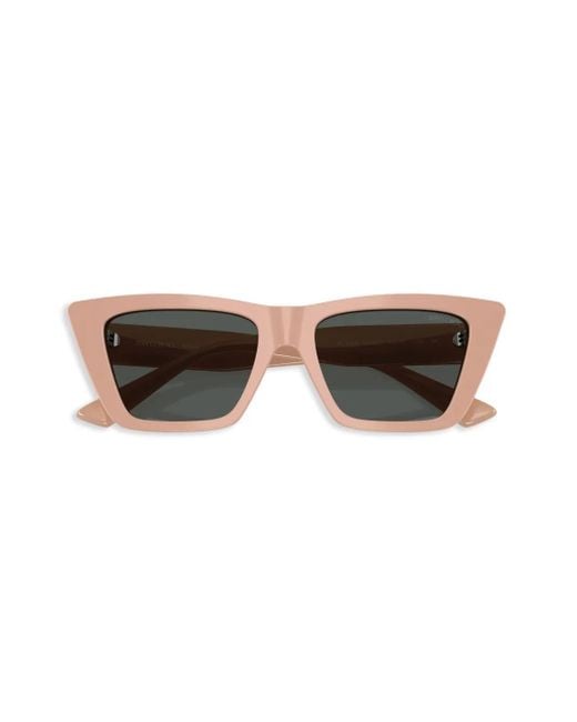 Jimmy Choo Gray Cat-Eye Sunglasses