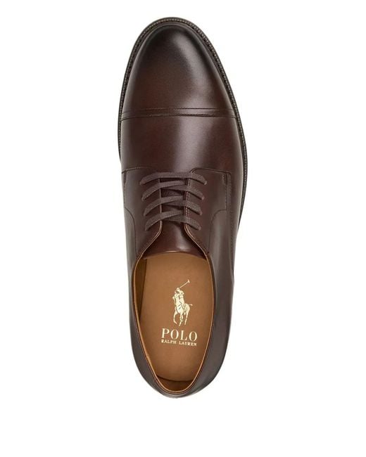 Derbies En Cuir Polo Ralph Lauren pour homme en coloris Brown