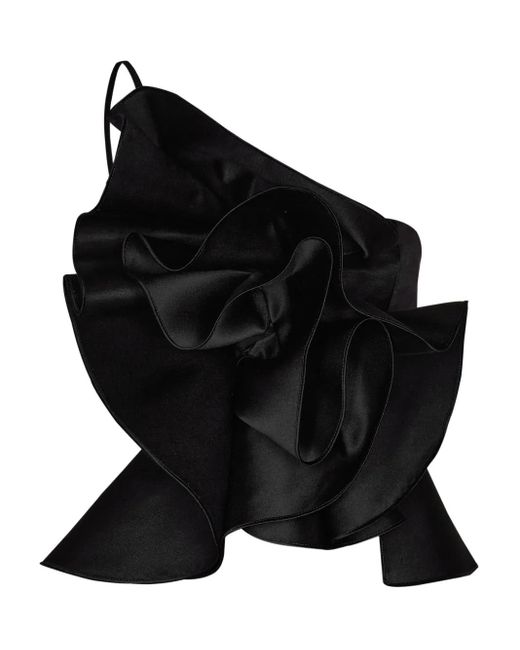 Johanna Ortiz Silk Top Black