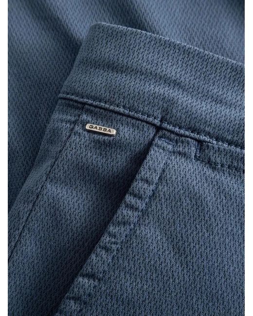 Gabba Blue Paul Dale Chino Trousers for men