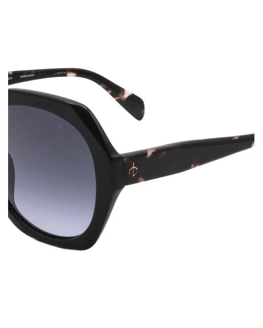 Rag & Bone White Geometric-Frame Sunglasses