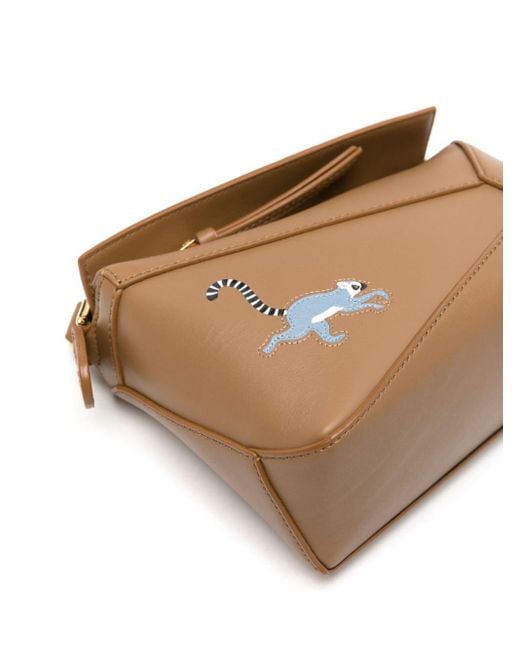 X Suna Fujita mini sac à main Lemur Puzzle Loewe en coloris Brown