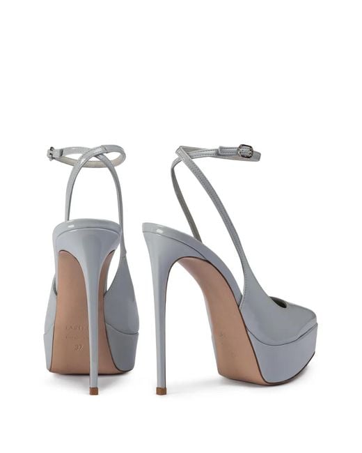 Le Silla White Uma Slingback Pumps