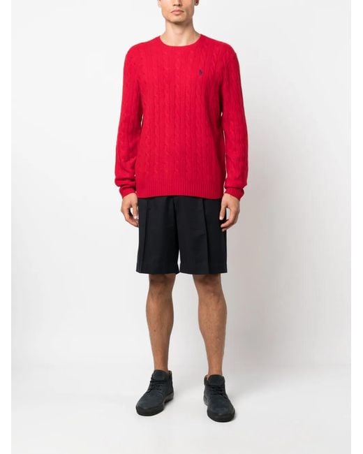 Polo Ralph Lauren Red Cardinal Pony Pattern Pullover for men