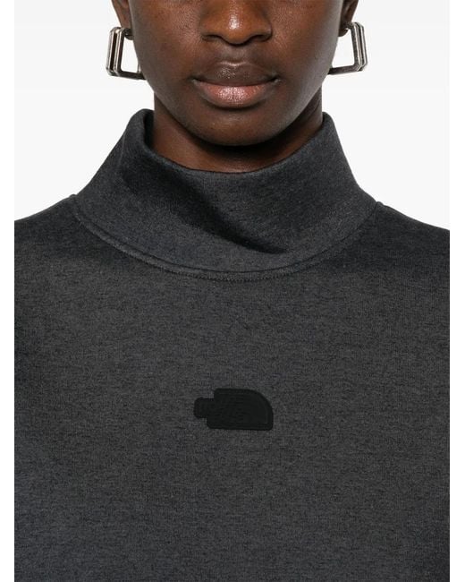 The North Face Black Mock-Neck Sweatshirt