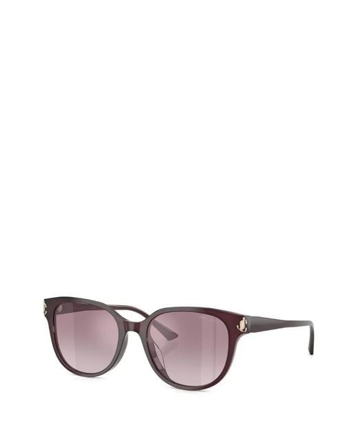 Jimmy Choo Pink Round Sunglasses