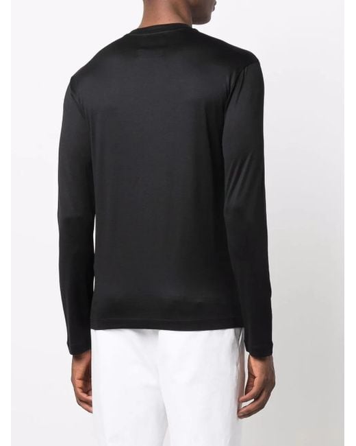 Emporio Armani Black Logo T-Shirt for men