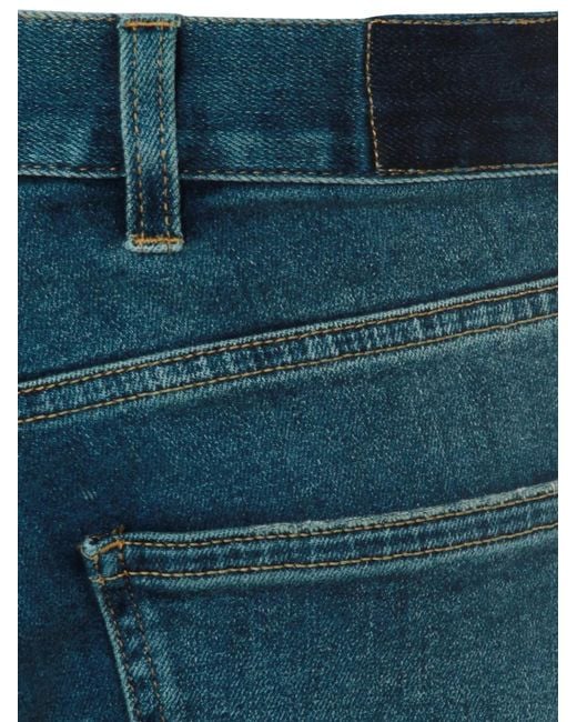 Eleventy Blue Patch Pocket Jeans for men