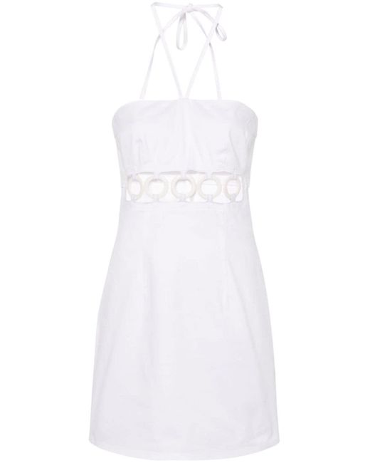 DSquared² Denim Mini-jurk in het White