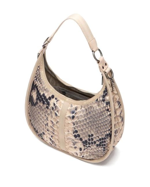 Roberto Cavalli Natural Medium Bologna Shoulder Bag