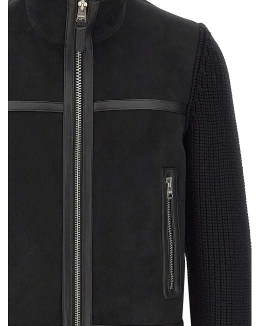 Giacca Con Dettaglio di Mackage in Black da Uomo